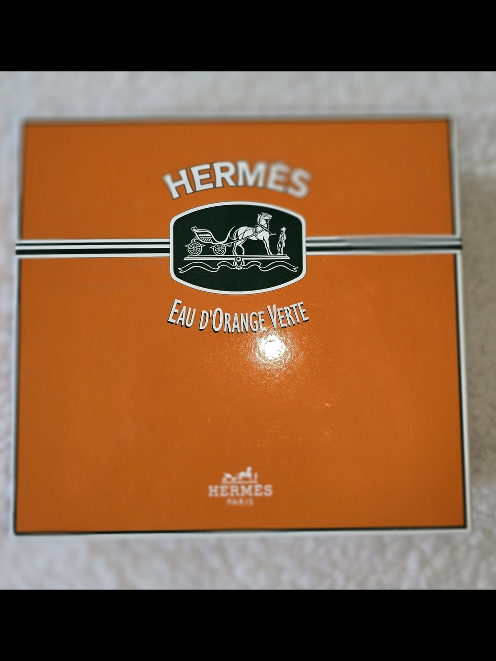 Hermes Eau D'Orange Verte Parfum Soap Set Of 4
